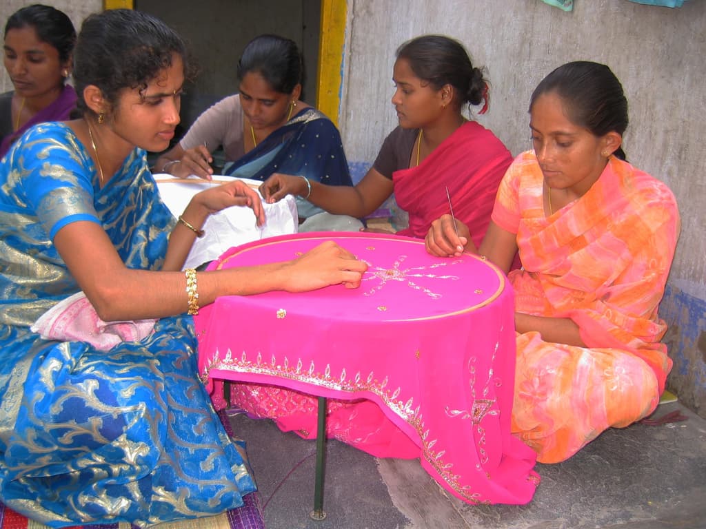 Women participating in an empowerment program