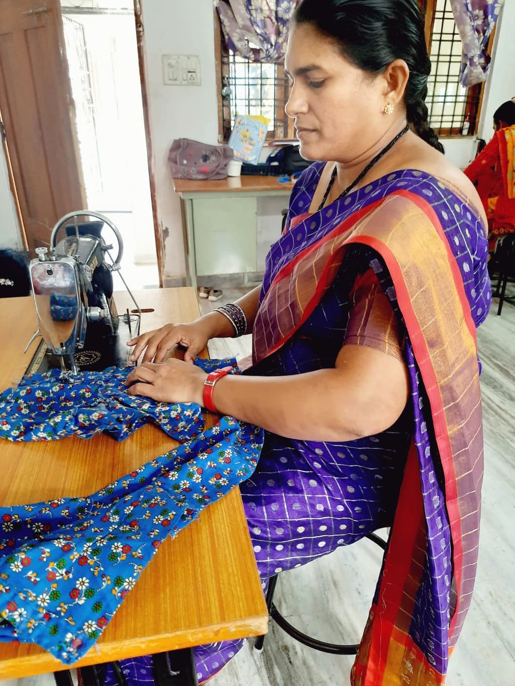 A confident woman entrepreneur
