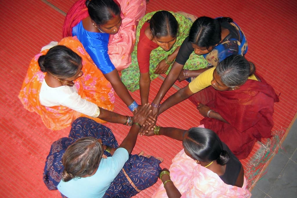 Women participating in an empowerment program