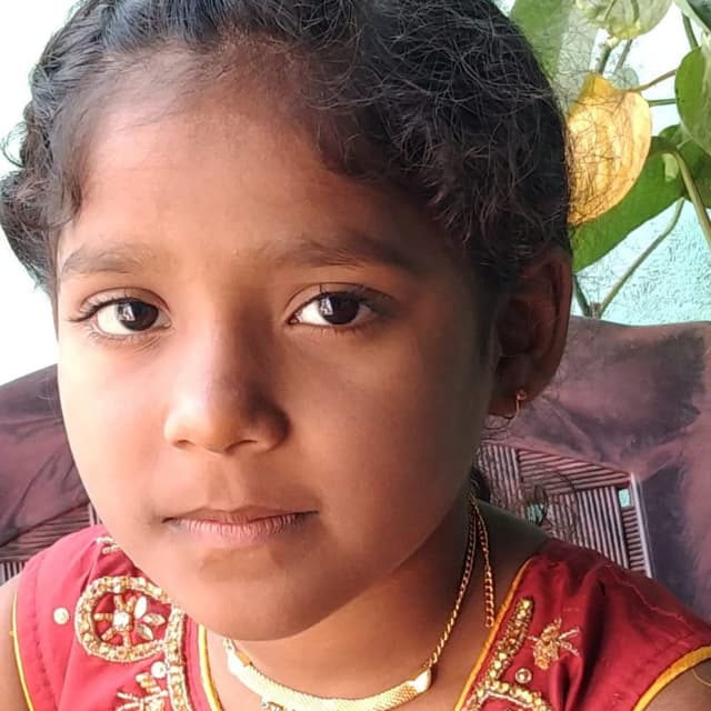 Nikitha, a beneficiary of the Integrated Child Development programme