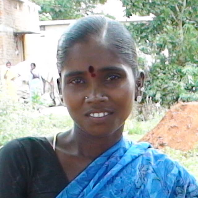 Pentamma, community leader in Lalgadi Malakpet